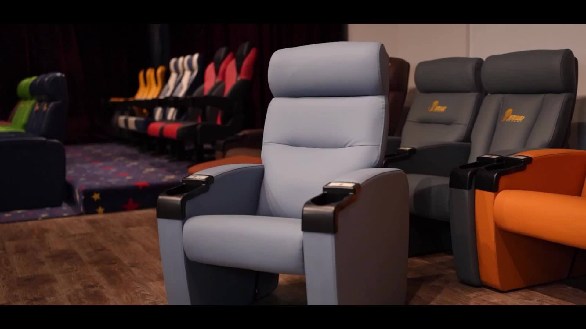 Superior Quality Cinema Leather Seats Comfortable Modern Cinema Sofa