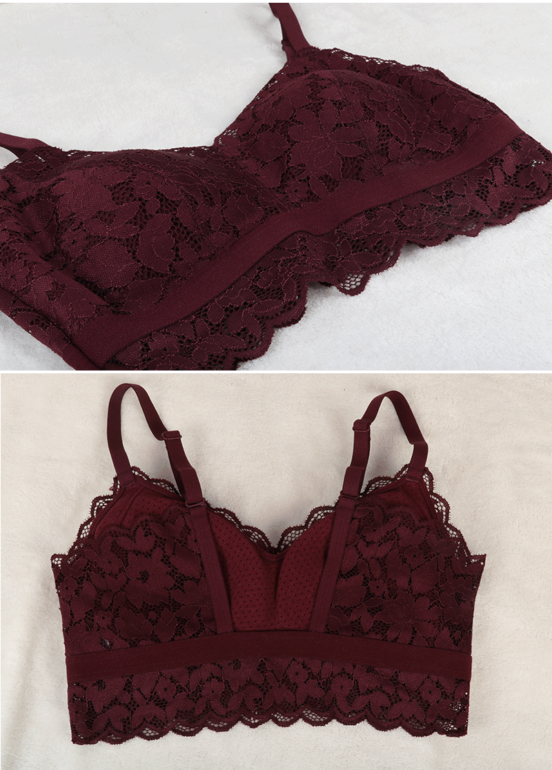 美 佳美 2018 mới không có vòng thép không ràng buộc bikini tam giác cốc 4811 làm đẹp lưng ren đồ lót quần áo bơi