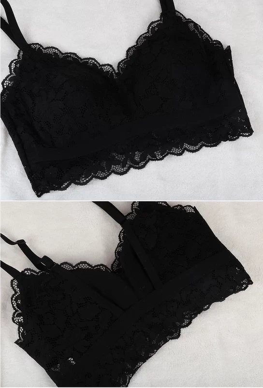 美 佳美 2018 mới không có vòng thép không ràng buộc bikini tam giác cốc 4811 làm đẹp lưng ren đồ lót áo ngực không dây