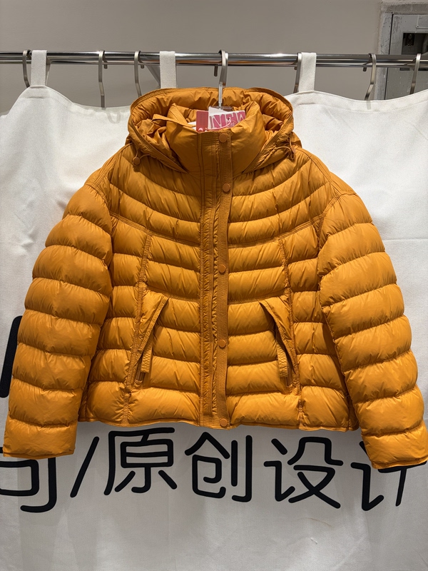 2025 Winter New Puff 90 White Duck down Ribbed Thickened down Jacket Women's Short Korean Style Loose Hooded Thin Coat