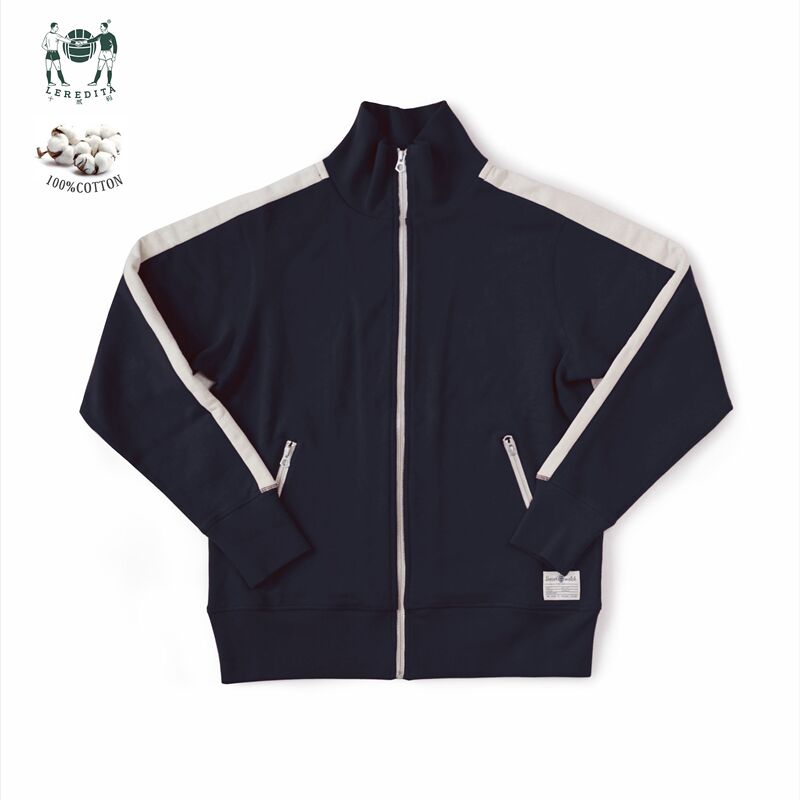 Twelve Code Leredita Pure Cotton Custom-Woven Tight Fabric Vintage Sports Ykk Zipper Sweatshirt Jacket Cardigan Twelve Code Leredita Pure Cotton Custom-Woven Tight Fabric Vintage Sports Ykk Zipper Sweatshirt Jacket Cardigan