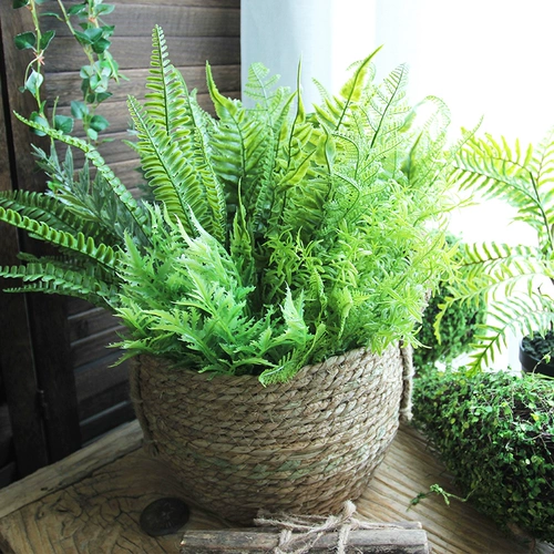 Симуляция jueye ощущение персидского папоротника свежее зеленое цветочное расположение комната для крылья