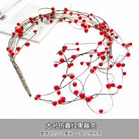 Большой имитированный красный фруктовый тростник