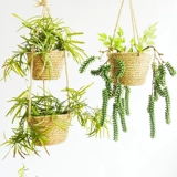 Ручная шпагатная роттана с двойным слоем висячих корзин