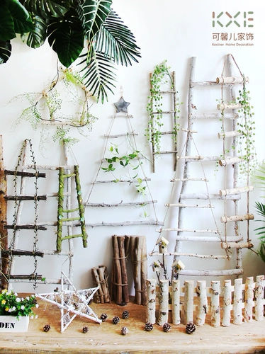 Творческие сухие ветви с северным стилем, стена, украшение окна, окна, сформулированные настенные настенные