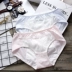 2 nhóm Quần cotton sinh lý ban đêm có ren trắng ở thắt lưng túi hông giả bên hông rò rỉ kinh nguyệt quần lót nữ cotton hoạt hình Giống cái