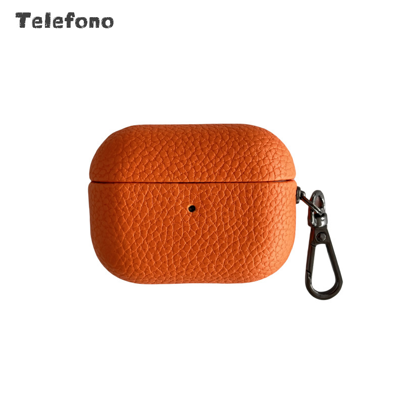 Melkco Is Suitable for Apple AirPods Pro 3Rd Generation Earphone Case, AirPods Pro 2Nd Generation Genuine Leather Wireless Earphone Case, AirPods 4/3/2/1 Generation Leather Simple Earphone Case, Niche Case