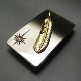 Медный японский ремень, пряжка, световая панель