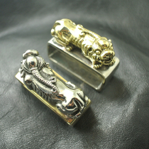 Dongguan Breaking Copper Pure Copper leopard Belt Mesobelt Ring Girdle Belt Ring Decorative Accessories Metal Ring Golden Silver Color Ring