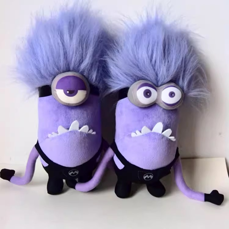 Despicable Me Minions Purple Minion Plush Toy Little Purple Minion Plush Toy Devil Minion
