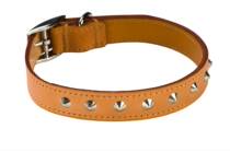 British Ancol Anker leather classic series leather studded collar first layer cowhide