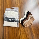 Весна и осенние сливы маленькие и мягкие свободные носки серии 1-8 лет