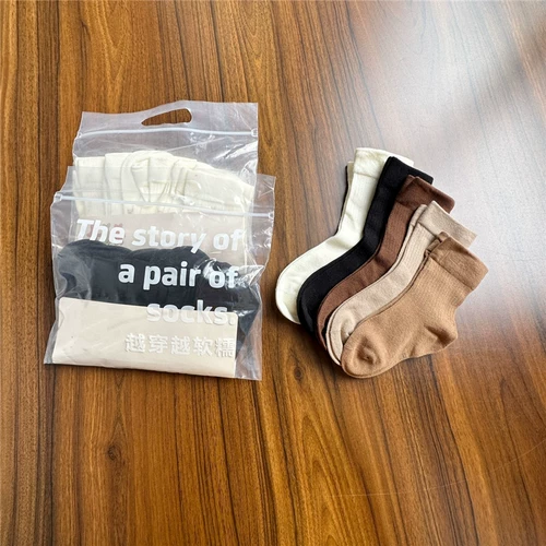 Весна и осенние сливы маленькие и мягкие свободные носки серии 1-8 лет