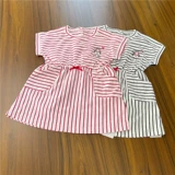 Хлопковая мягкая эластичная мягкая пуля, платье с коротким рукавом