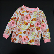 Small and medium children cotton long sleeve base shirt home clothing coat 1-10 years old