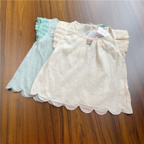 Japanese girl soft thin chiffon breathable short sleeve top 100 yards