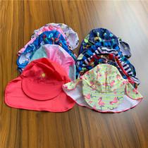 Childrens speed dry elastic swimming cap sunscreen sunscreen 1-6 years old