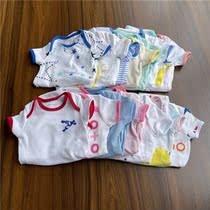 Climbing No. 9 Summer Baby Baby Newborn Short Sleeve Triangle Climbing 0-18 months