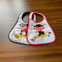Baby cartoon baby waterproof rice pocket bib 2 color