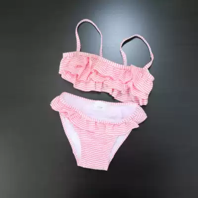 Small children and girls lace two-piece swimsuit 2-8 years old size small separate shot