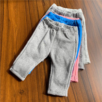 Baby baby soft plus velvet autumn and winter wear pants 59-80 yards