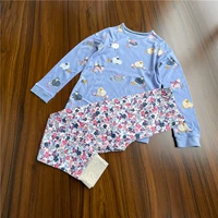 Альпака, штаны, цветочный принт