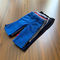 Small and medium children autumn and winter fleece warm casual sweatpants 0-12 years old