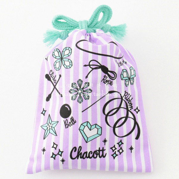 Japan Direct Mail Chacott Art Gymnastics Shoes Cashier Bag Cute Mini Shoes Bag Accessories Bag