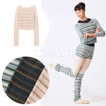 Japan Direct Mail Chacott Professional Ballet Dancer Warm Up Warm Body Long Sleeve Knitted Blouse