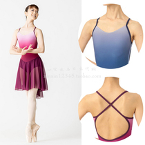 Japanese direct mail Chacott ballet dance practice clothes color changing suspenders one-piece dress tights