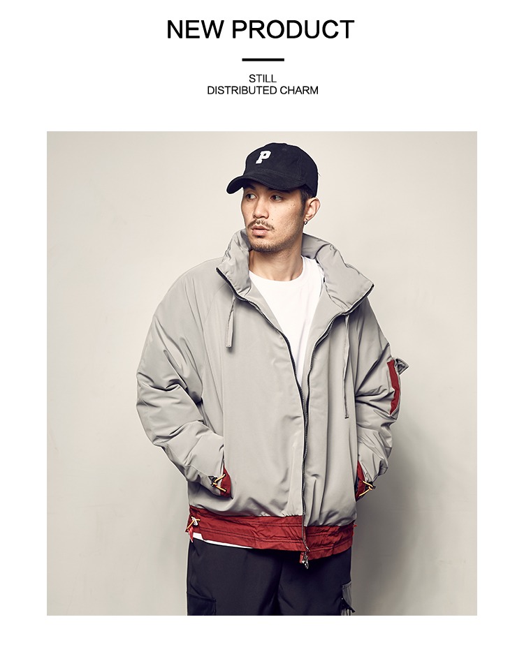 [Ưu đãi đặc biệt] áo khoác mùa đông màu tương phản nam Mỹ áo khoác dày retro retro áo khoác the north face