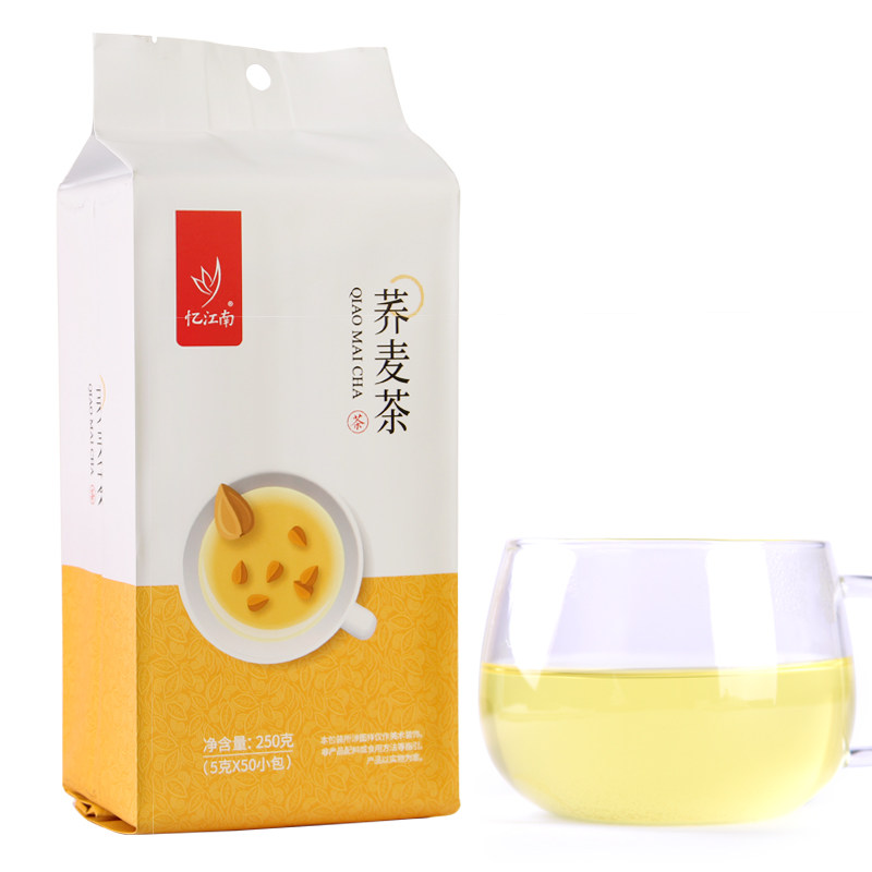 忆江南 荞麦茶 苦荞茶  凉山 袋装茶叶烘培型袋泡茶5g*50小包