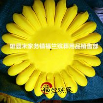 Wholesale funeral Qingming silk flower simulation chrysanthemum cloth silk cloth Qingming wreath material festival sacrificial products
