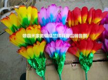 Funeral supplies handmade paper flower Canna plum flower bean flower kapok paper wreath material