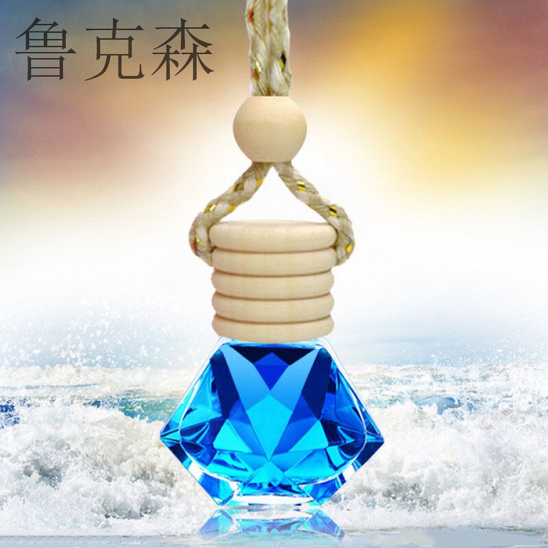 Car perfume bottle car pendant hanging car fragrance car aromatherapy pendant empty bottle creative pendant in the car