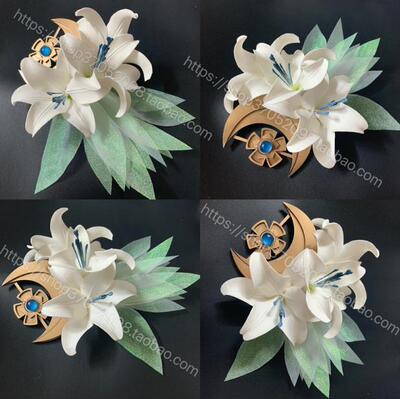 taobao agent COS props custom dating big battle seduce Xiao Mei Jiu head jewelry flower hairpin card