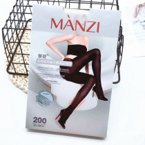 Manzi leggings 200D autumn impermeable meat pressure beautiful legs without trace thin velvet pantyhose womens socks 26031