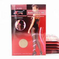 MANZI MANZI 6090 belly butt lift bikini 40D spring and autumn micro-transparent pantyhose plus fat plus anti-hook stockings
