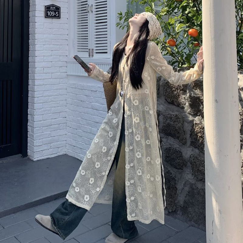 Bohemian Style Layered Cardigan Dress, Stunning Long Sun Protection Dress for Summer, Yunnan Travel Outfit for Women