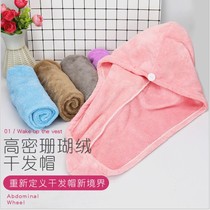 Dry Hair Hat Woman Super Super Absorbent Speed Dry Bag Headscarf Thickened Speed Dry Cap Wipe Hair Speed Dry Towel Dry Hair Towel Bath Cap