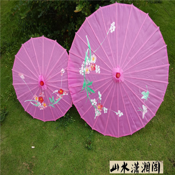 Ancient Oil Paper Umbrella Ancient Umbrella Rainproof Classical Umbrella Stage Dance Umbrella Dance Performance Props Decorative Umbrella