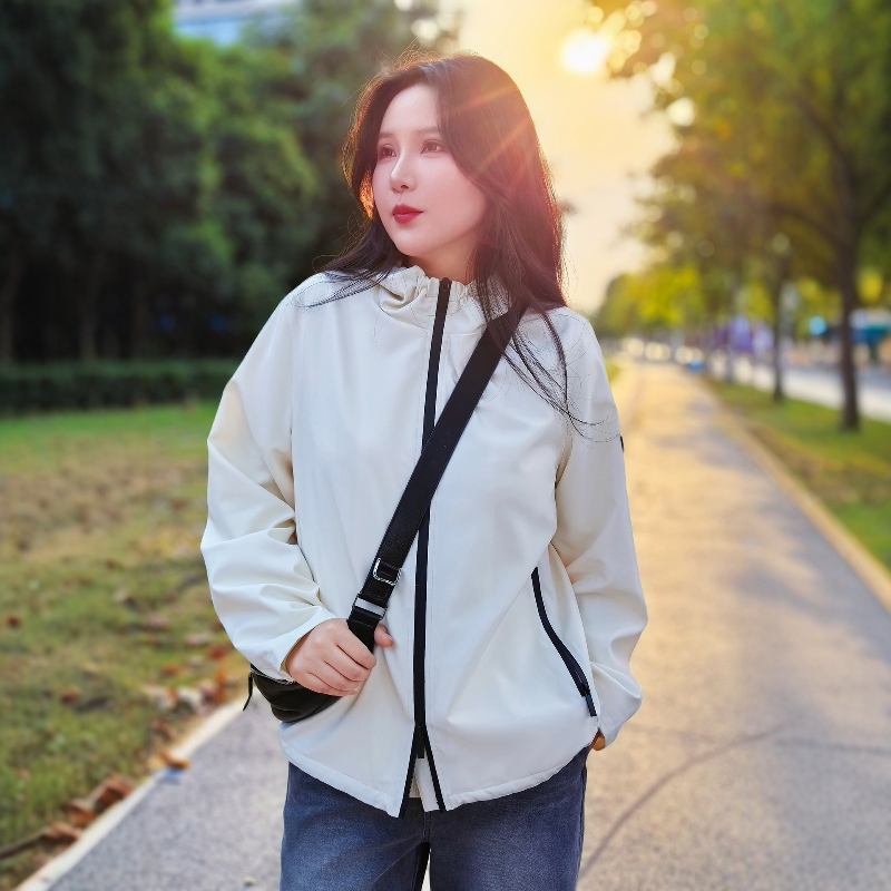 Plus Size Women's Clothing Fat Mm2026 Autumn Italian Limonta Functional Jacket Multi-Color [Unisex]
