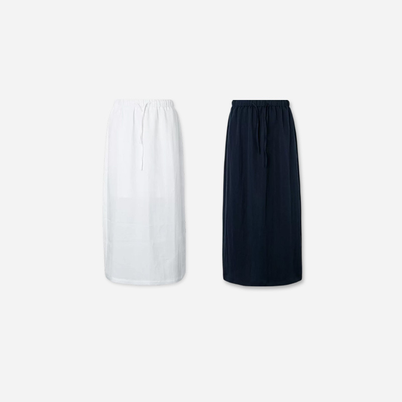 Plus Size Women's Clothing for April 9Th, Fat mm 2026 Summer, Fresh Linen Fashion Slimming Skirt, Two Colors Recommended Plus Size Women's Clothing for April 9Th, Fat mm 2026 Summer, Fresh Linen Fashion Slimming Skirt, Two Colors Recommended