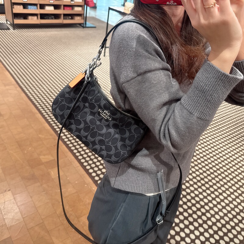 U.S. Purchasing Agent for Coach/Coach Women's New Teri Chain Shoulder Bag, Underarm Bag, Crossbody Bag, Direct Shipping