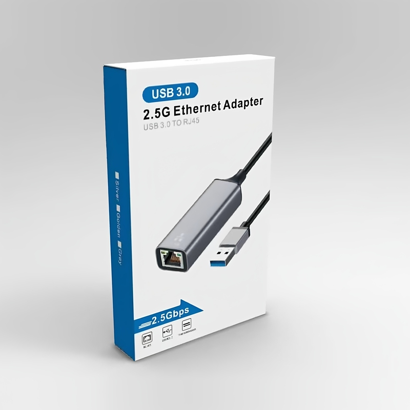 Usb2.5G Network Card Driver-Free Gigabit Network Card Pd Charging 2.5g Network Card USB to Network Port 1000Rj45 Adapter