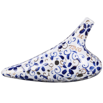 Taiwan TNG12 hole AC tone blue and white porcelain twelve hole Alto C tune Ocarina professional performance SCSGSFACAGAFBC