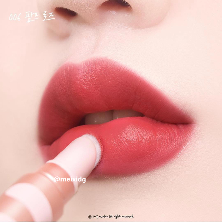 Authentic Hàn Quốc IM MEME nhung mờ áp lực đệm môi son bóng MLBB mùa 2 - Son bóng / Liquid Rouge 	son bóng focallure	