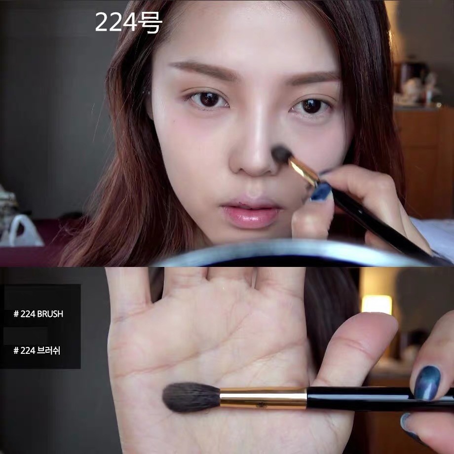 Pichasso full set of 09 bulk powder 15 eye shadow 07 Flawless Brush 205A Cosmetic 224 Snuff Brush Makeup Brush