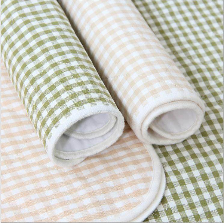 Cotton hemp TPU anti-urinating pad waterproof and machine washable baby mattress back close-fitting small cushion breathable anti-leakage pad