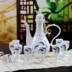 Jingdezhen gốm hip bình rượu thủy tinh cổ rượu vang thiết lập rượu vang sứ màu xanh và trắng Trung Quốc - Rượu vang Rượu vang